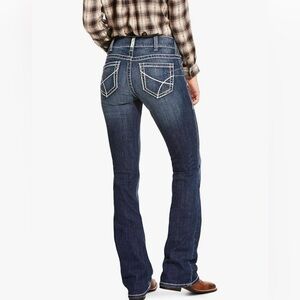 NWT-Ariat Women's R.e.a.l. Perfect Rise Navajo Boot Cut Jean-100028931-32S